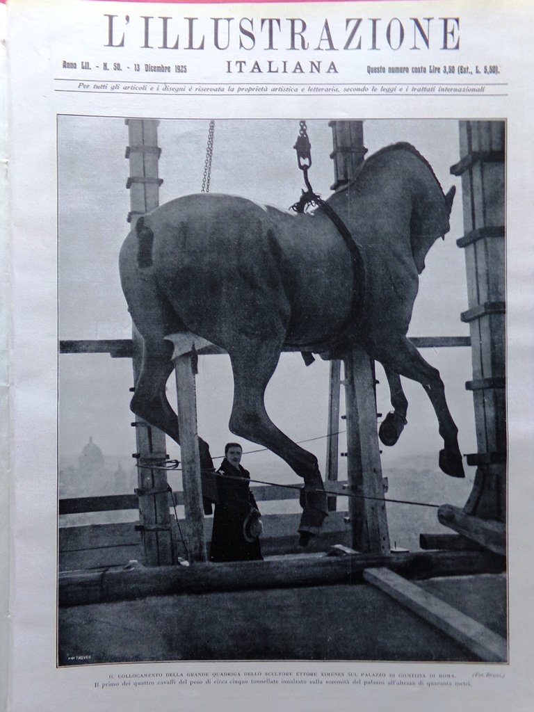 L'Illustrazione Italiana 13 Dicembre 1925 Locarno Scavi Sicilia Carlsbad Umberto | Immagine principale