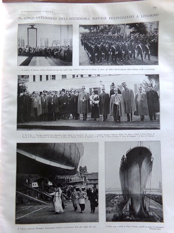 L'illustrazione Italiana 13 Dicembre 1931 Accademia di Livorno Donna Eschimese