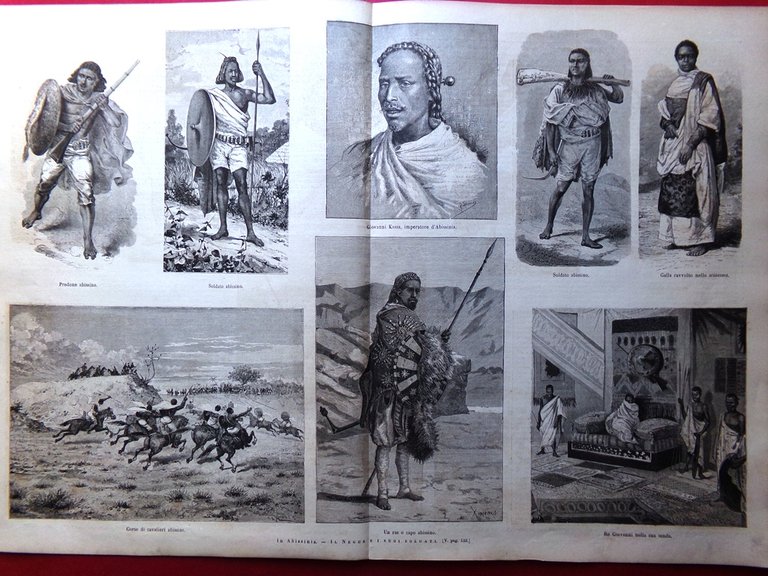 L'illustrazione Italiana 13 Febbraio 1887 Menelik De Amicis Tolstoj Verdi … | Immagine Gallery 4