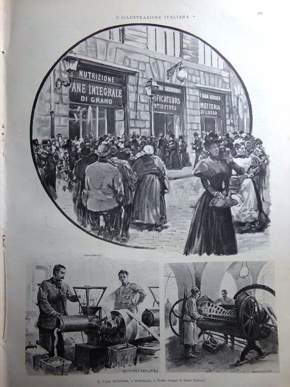 L'Illustrazione Italiana 13 Febbraio 1898 Processo Zola Parigi Grafito Palatino