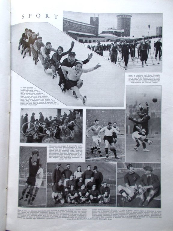 L'Illustrazione Italiana 13 Gennaio 1935 Duce Laval Ialiso Saar Bellini …