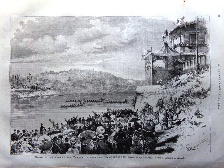 L'Illustrazione Italiana 13 Luglio 1879 Regata Tevere Custoza Napoleone Penalver | Immagine Gallery 3