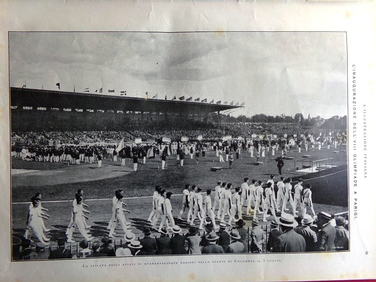 L'Illustrazione Italiana 13 Luglio 1924 Olimpiadi Parigi Quirinale Venezia Papa | Immagine Gallery 3