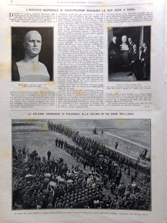 L'Illustrazione Italiana 13 Luglio 1924 Olimpiadi Parigi Quirinale Venezia Papa | Immagine Gallery 4