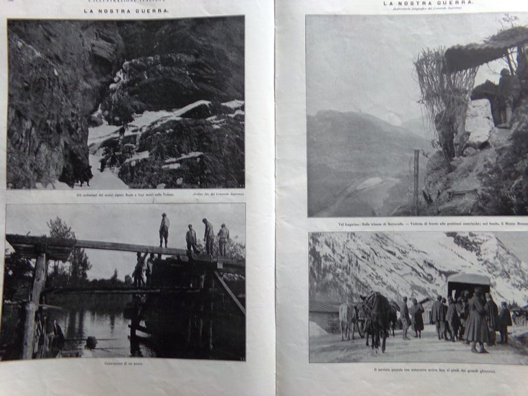 L'Illustrazione Italiana 13 Maggio 1917 WW1 Marconi Tofane D'Arco Munizioni …
