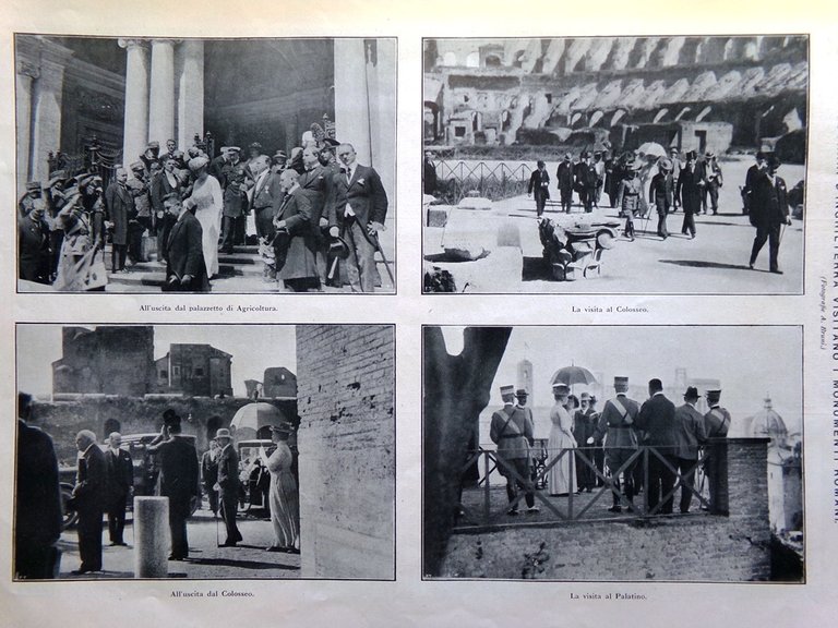 L'Illustrazione Italiana 13 Maggio 1923 Sovrani Inglesi Roma Bibbia Borso …