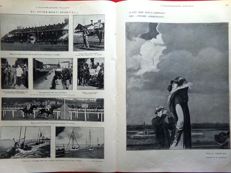 L'Illustrazione Italiana 13 Maggio 1923 Sovrani Inglesi Roma Bibbia Borso …