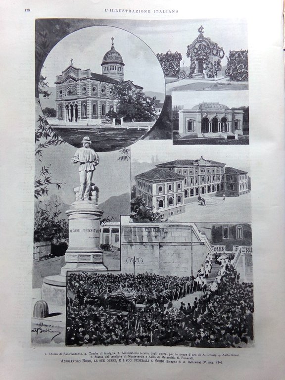 L'Illustrazione Italiana 13 Marzo 1898 Duello Cavallotti Macola Giusti Statuto