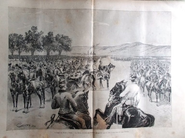 L'Illustrazione Italiana 13 Novembre 1881 Viaggio dei Sovrani a Vienna …