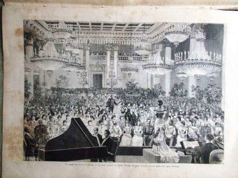 L'Illustrazione Italiana 13 Novembre 1881 Viaggio dei Sovrani a Vienna …