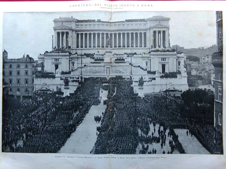L'Illustrazione Italiana 13 Novembre 1921 Nazario Sauro Milite Ignoto Apoteosi | Immagine Gallery 3