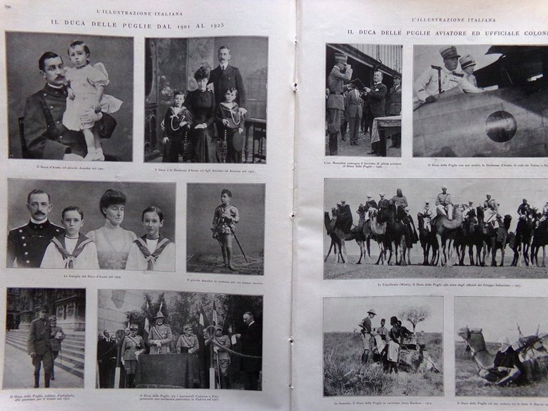 L'Illustrazione Italiana 13 Novembre 1927 Nozze Savoia Orleans Capodimonte Ferla