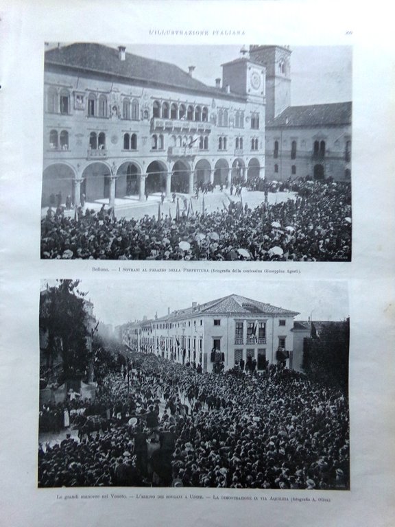 L'Illustrazione Italiana 13 Settembre 1903 Manovre in Veneto Coppa America …