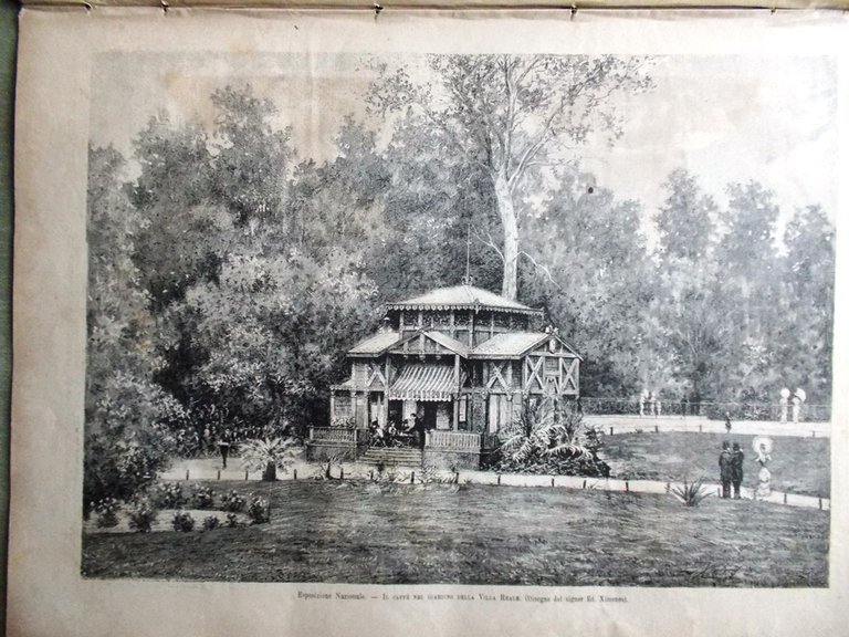 L'Illustrazione Italiana 14 Agosto 1881 Lago di Como Matteucci Garfield …
