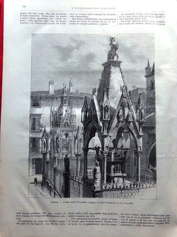 L'Illustrazione Italiana 14 Dicembre 1879 Ministero Finanze di Roma Verona … | Immagine Gallery 2