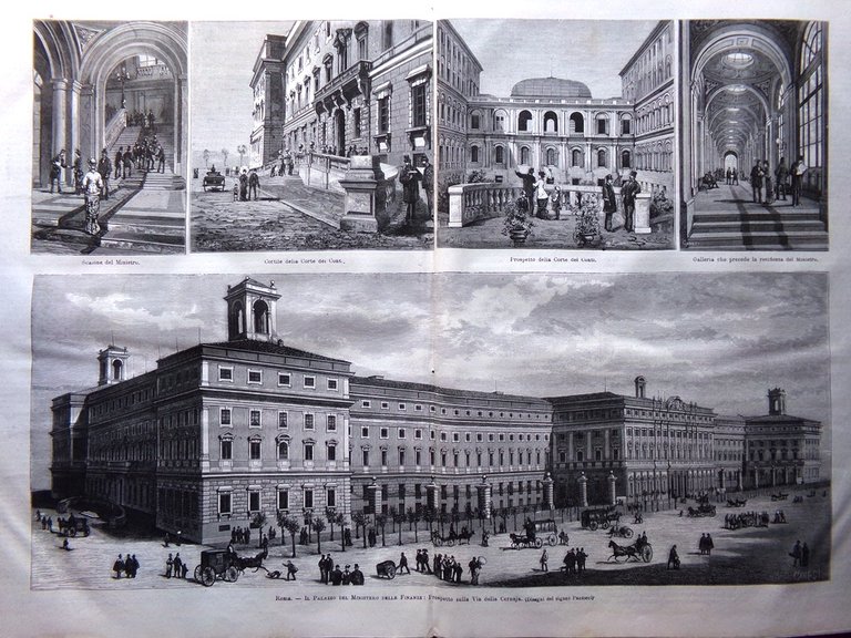 L'Illustrazione Italiana 14 Dicembre 1879 Ministero Finanze di Roma Verona … | Immagine Gallery 3