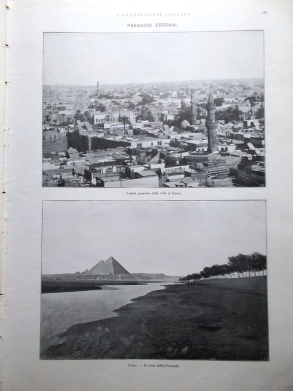 L'illustrazione Italiana 14 Febbraio 1915 WW1 Suez Anzoletti Dazio Grano …