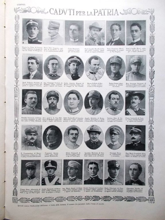 L'Illustrazione Italiana 14 Gennaio 1917 WW1 Draken Alleati Roma Baldissera …