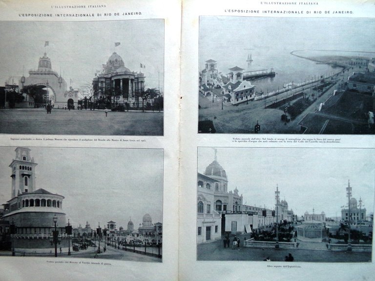 L'Illustrazione Italiana 14 Gennaio 1923 Margherita Savoia Firenze Profughe Papa