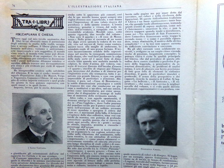 L'Illustrazione Italiana 14 Gennaio 1923 Margherita Savoia Firenze Profughe Papa