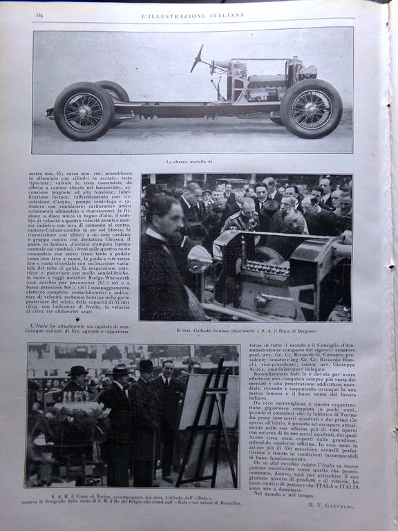 L'Illustrazione Italiana 14 Giugno 1925 Vittorio Emanuele III Itala Flammarion | Immagine Gallery 4