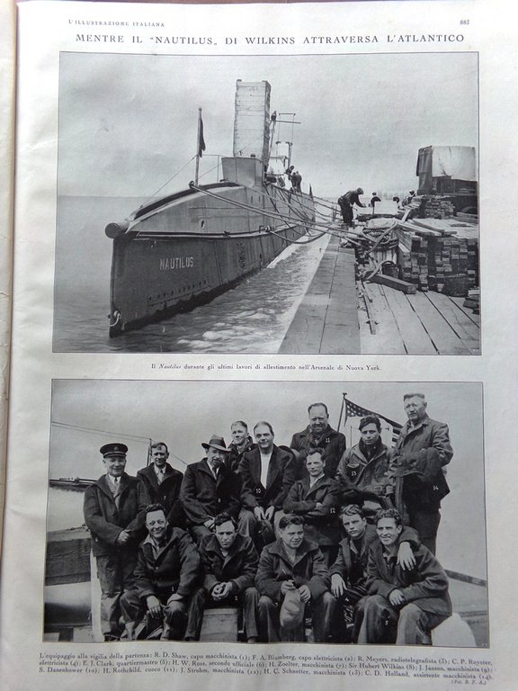 L'illustrazione Italiana 14 Giugno 1931 Sant'Antonio Padova Nautilus Cina Arte