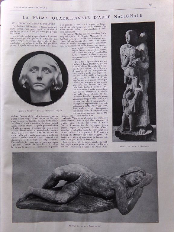 L'illustrazione Italiana 14 Giugno 1931 Sant'Antonio Padova Nautilus Cina Arte