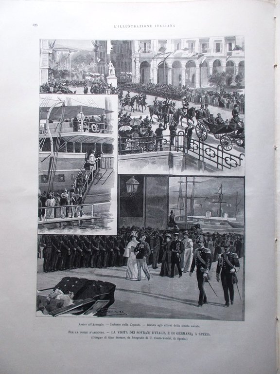 L'Illustrazione Italiana 14 Maggio 1893 Esposizione Chicago Nozze d'Argento Pace