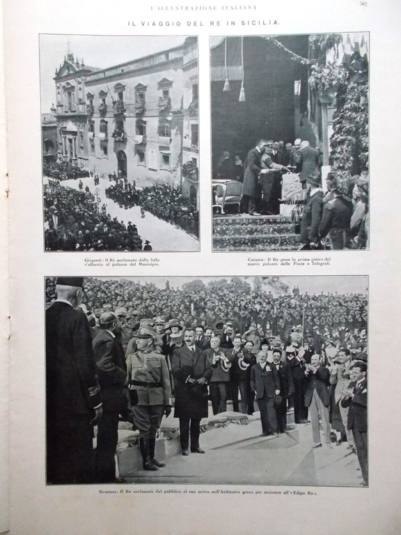 L'Illustrazione Italiana 14 Maggio 1922 Biennale Arti Venezia Università Padova