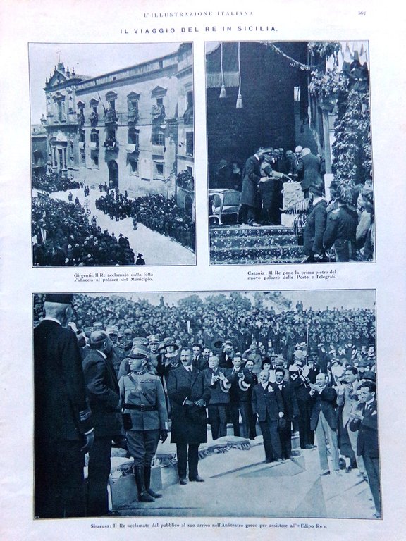 L'Illustrazione Italiana 14 Maggio 1922 Biennale Arti Venezia Università Padova | Immagine Gallery 6