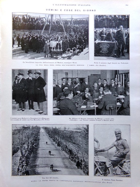 L'Illustrazione Italiana 14 Marzo 1926 Matilde Serao Napoli Kovancina Nuvolari | Immagine Gallery 4