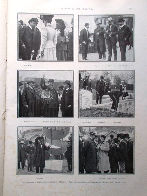 L'Illustrazione Italiana 14 Ottobre 1906 Adelaide Ristori Disastro di Piacenza