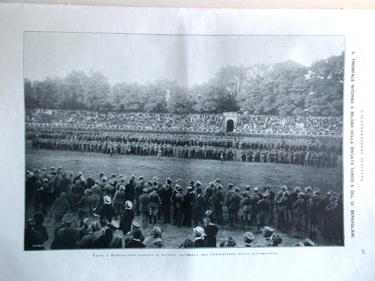 L'Illustrazione Italiana 14 Settembre 1919 Budapest Gruppo del Cristallo Austria