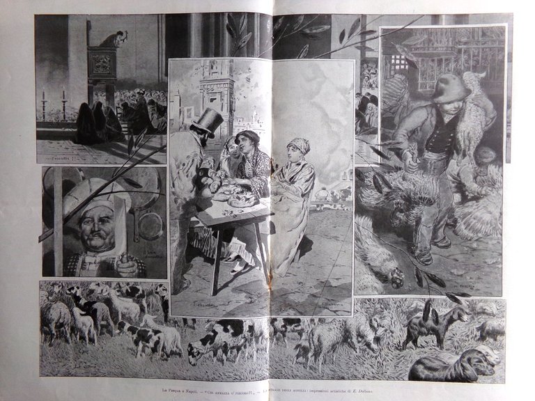 L'Illustrazione Italiana 15 Aprile 1906 Napoli Eruzione Vesuvio Crisi Ungheria