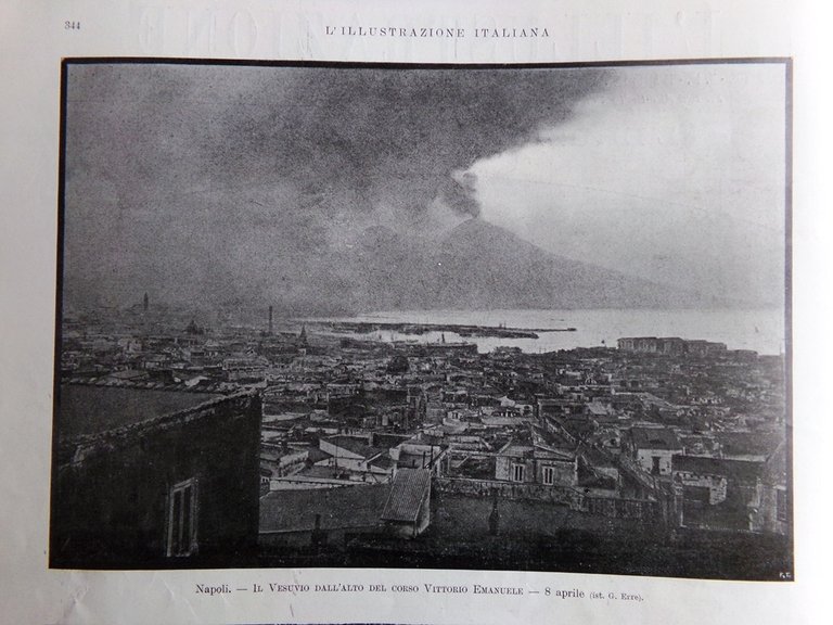 L'Illustrazione Italiana 15 Aprile 1906 Napoli Eruzione Vesuvio Crisi Ungheria