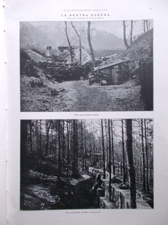 L'Illustrazione Italiana 15 Aprile 1917 WW1 Rivoluzione Russa Teleferica Venezie