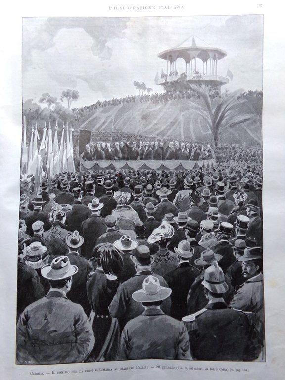 L'Illustrazione Italiana 15 Febbraio 1903 Disfida Barletta Macedonia Rilo Rubino