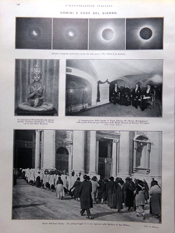 L'Illustrazione Italiana 15 Febbraio 1925 Buccari Aventino Kaschmann Val Gardena | Immagine Gallery 3