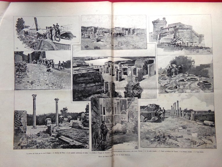 L'Illustrazione Italiana 15 Gennaio 1893 Patti Cosmopolis di Bourget Scavi …