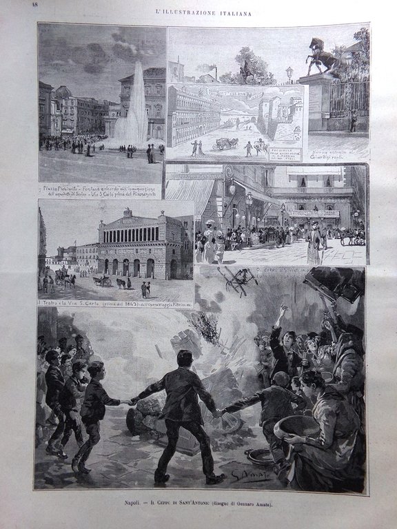 L'Illustrazione Italiana 15 Gennaio 1893 Patti Cosmopolis di Bourget Scavi …