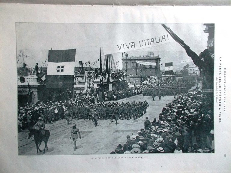 L'Illustrazione Italiana 15 Giugno 1919 Durante Vadalà Trattato Versailles Zara