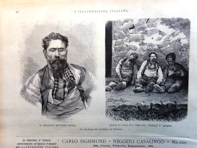 L'Illustrazione Italiana 15 Luglio 1877 Tirnova Recoaro Brigante Leone Ambulanza | Immagine Gallery 8