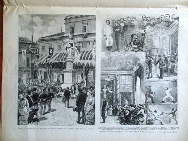 L'illustrazione Italiana 15 Luglio 1883 Calendario Gregoriano San Malato Georgia