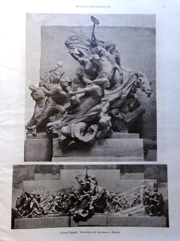 L'Illustrazione Italiana 15 Luglio 1906 Speciale Belle Arti Milano Wellman …