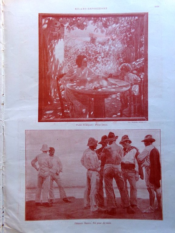 L'Illustrazione Italiana 15 Luglio 1906 Speciale Belle Arti Milano Wellman …