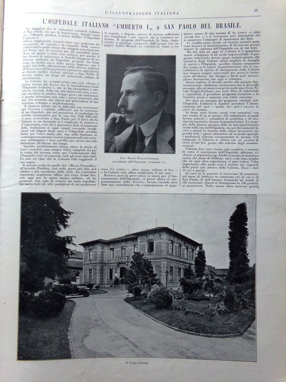 L'Illustrazione Italiana 15 Luglio 1917 WW1 Tofana Doberdò Telegrafia Francesi