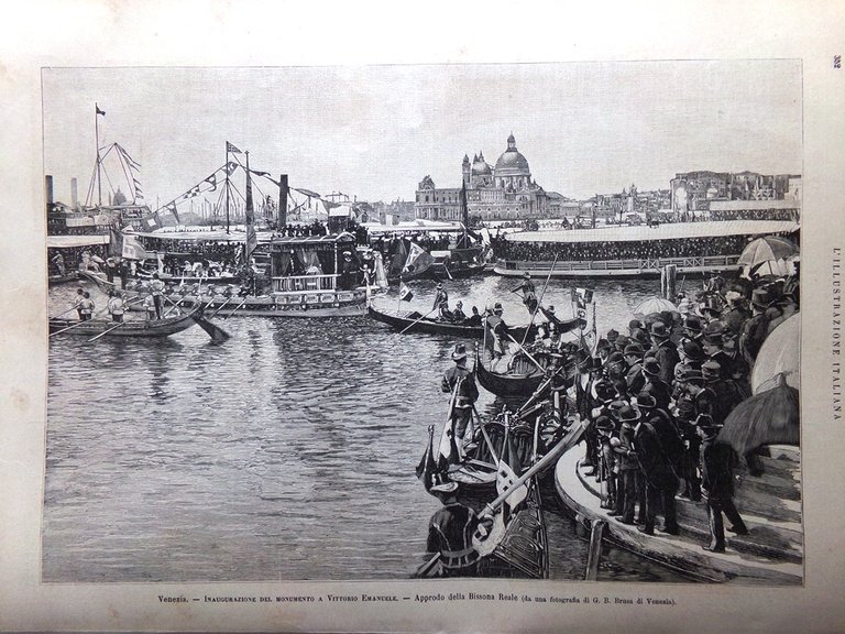 L'illustrazione Italiana 15 Maggio 1887 Rossini Esposizione di Venezia Cagliari | Immagine Gallery 3
