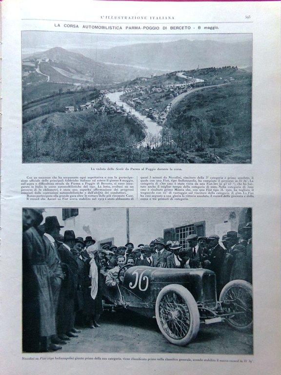 L'Illustrazione Italiana 15 Maggio 1921 Eleonora Duse Zacconi Elezioni Roma …