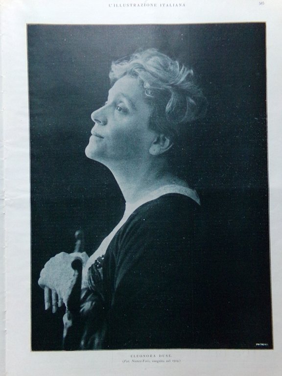 L'Illustrazione Italiana 15 Maggio 1921 Eleonora Duse Zacconi Elezioni Roma …