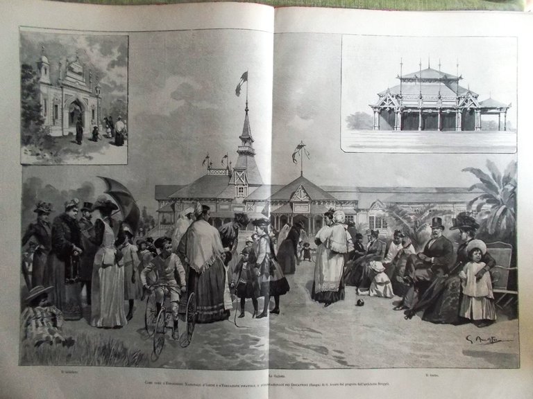 L'Illustrazione Italiana 15 Marzo 1891 Giacosa Esposizione di Giocattoli Sacchi